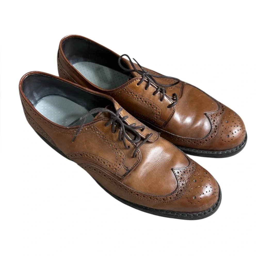 Allen Edmonds Brown Leather Oxfords